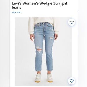 Levi’s Wedgie Straight Women’s Jeans - Size 30 x 28